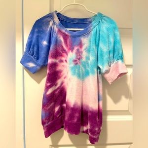 Chaser little girls size 7 tie-dyed top